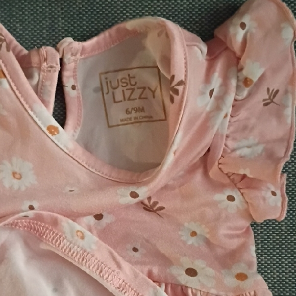 Floral Pink Kids Dress - Picture 3 of 3